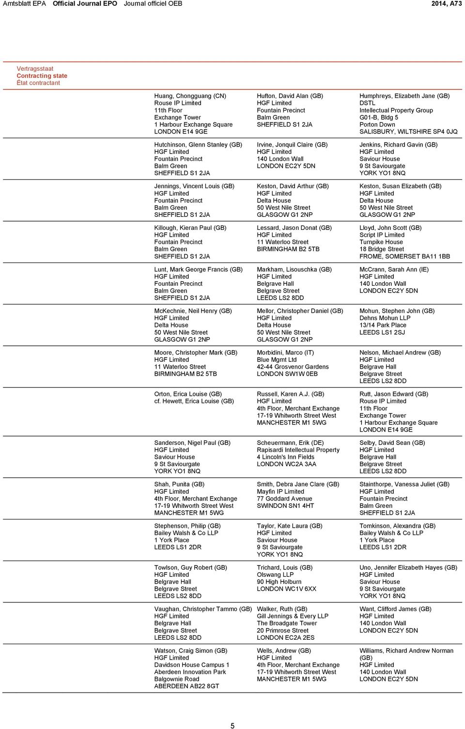 HGF Limited Aberdeen, United Kingdom Office