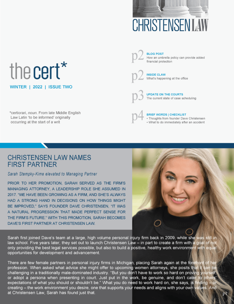 Christensen Law Southfield,  Office