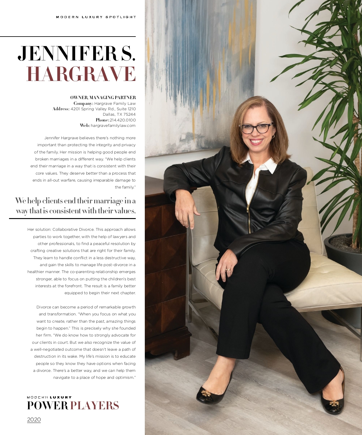 Hargrave Family Law Dallas,  Office