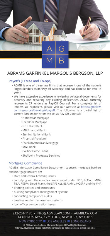 Abrams Garfinkel Margolis Bergson, LLP New York City, NY Office