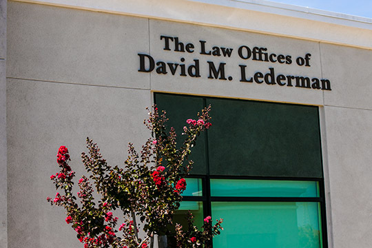 Law Offices of David M. Lederman Moraga, CA Office