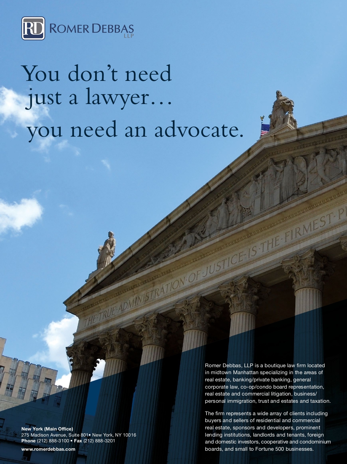 Romer Debbas, LLP New York City, NY Office