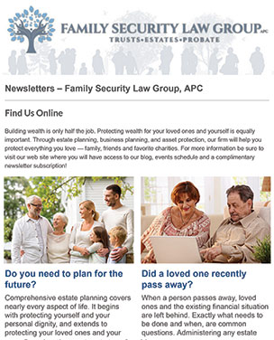 Family Security Law Group, APC Thousand Oaks,  Office