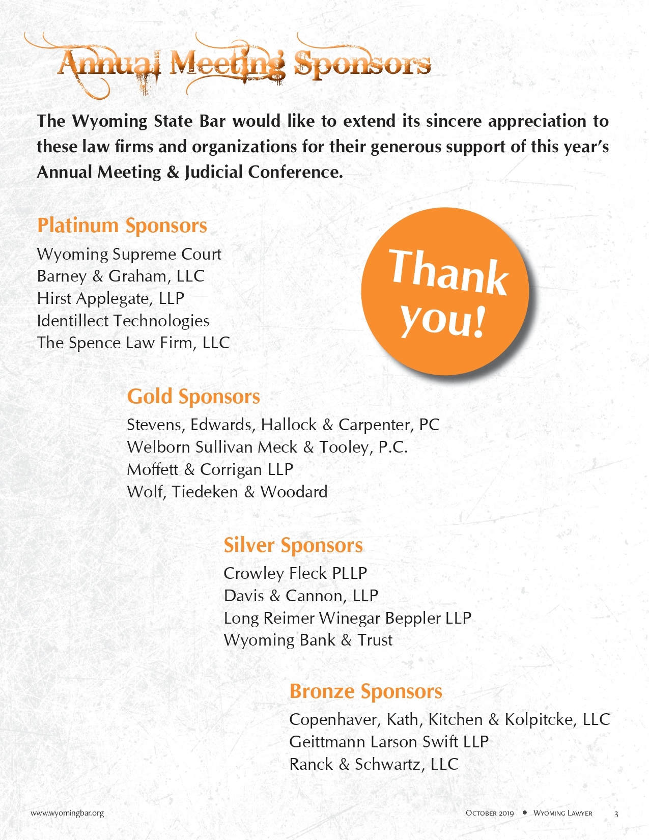 Wolf, Tiedeken & Woodard, PC Cheyenne, WY Office