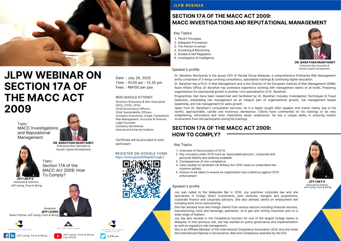 Jeff Leong, Poon & Wong Kuala Lumpur, Malaysia Office