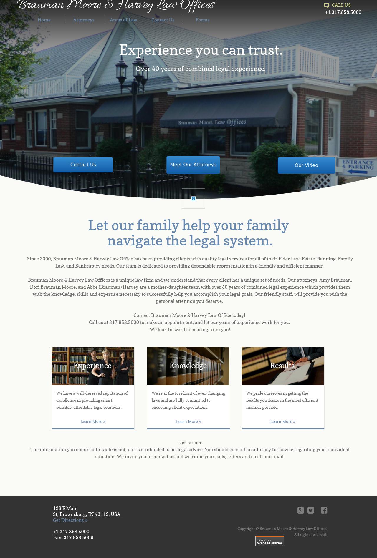 Brauman Moore & Harvey Law Office Brownsburg, IN Office
