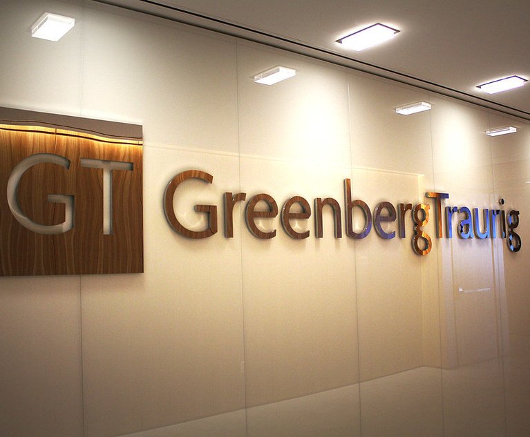 Greenberg Traurig, L.L.P Boca Raton, FL Office