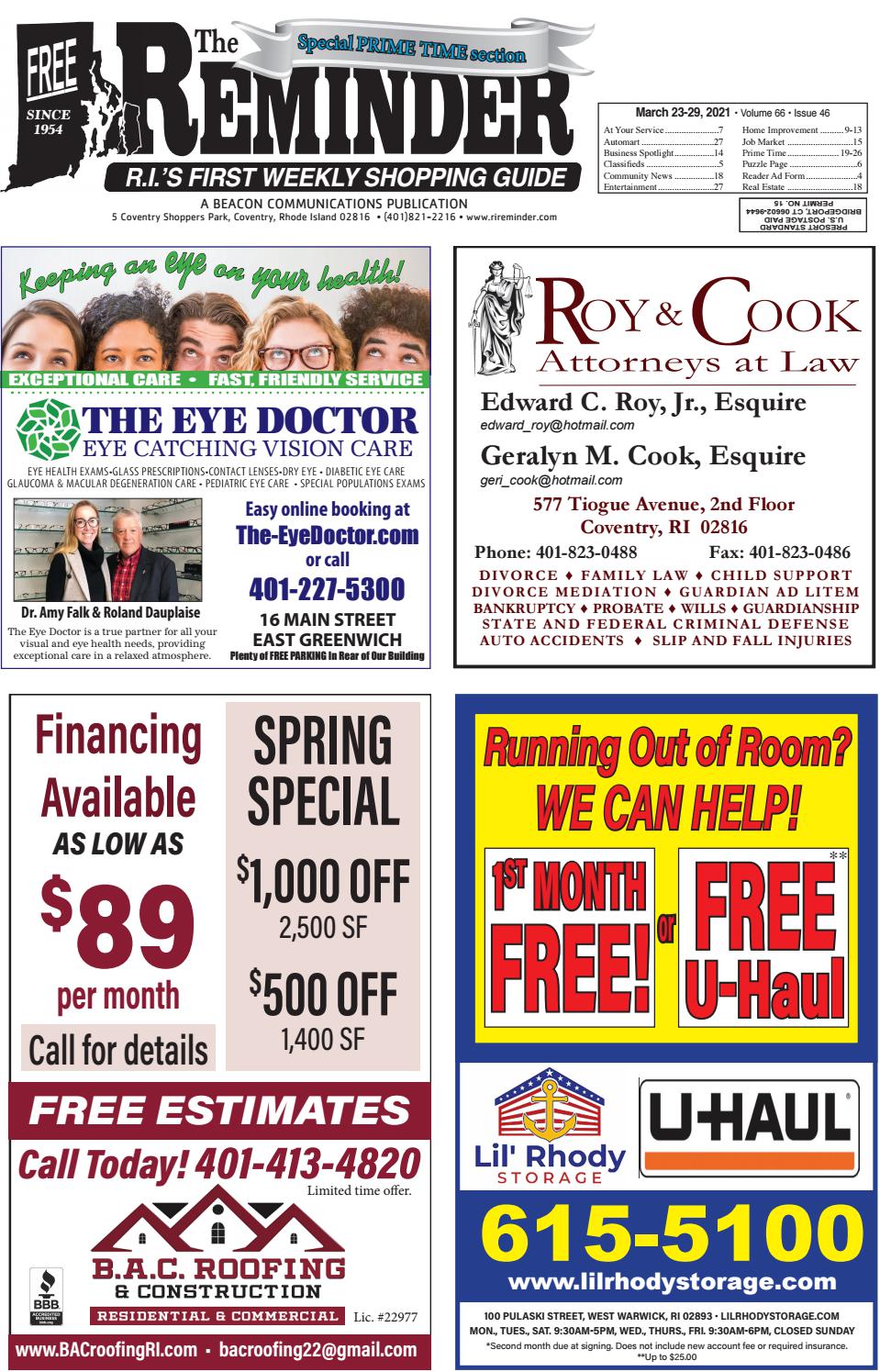 Inman & Tourgee Attorneys At Law Coventry, RI Office