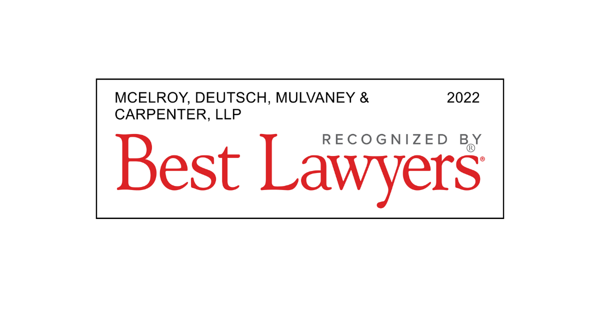 Mcelroy, Deutsch, Mulvaney & Carpenter LLP Warwick, RI Office