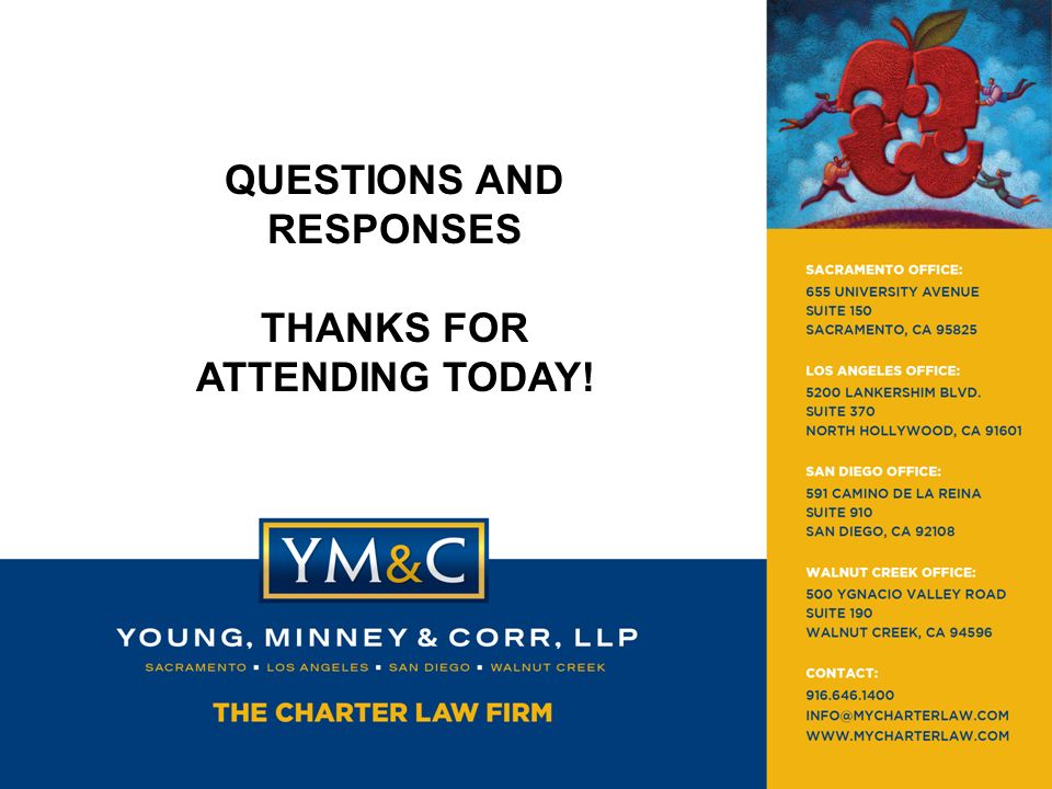 Young, Minney & Corr, LLP Walnut Creek, CA Office
