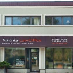 Nachla Law Office Oakville, Canada Office