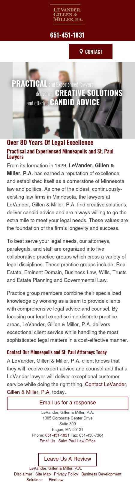 Levander, Gillen & Miller, P.A Eagan, MN Office
