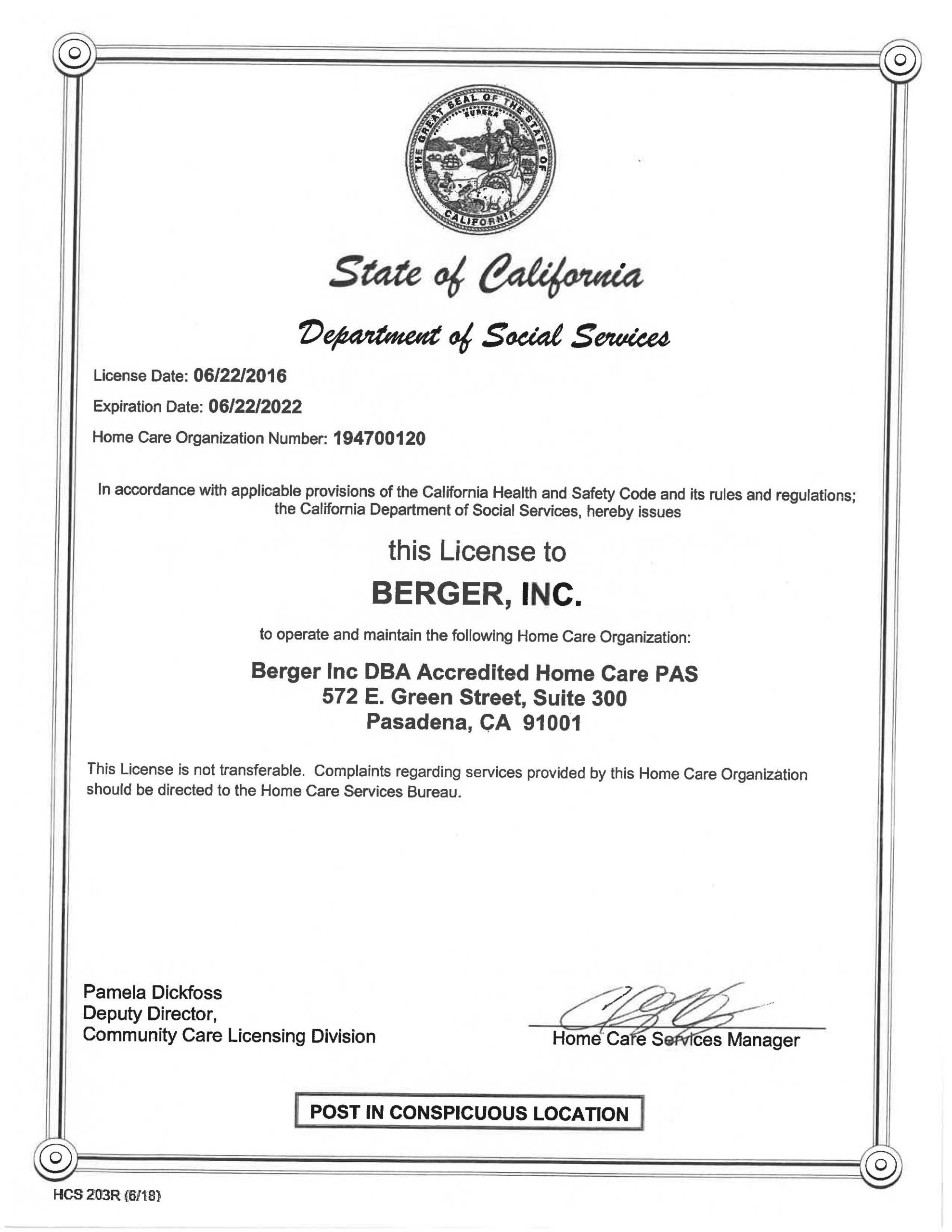 Elder Law Services of California Pasadena, CA Office