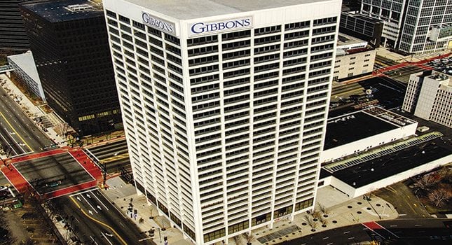 Gibbons P.C Newark, NJ Office