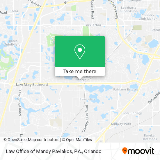 Law Office of Mandy Pavlakos, P.A Lake Mary, FL Office