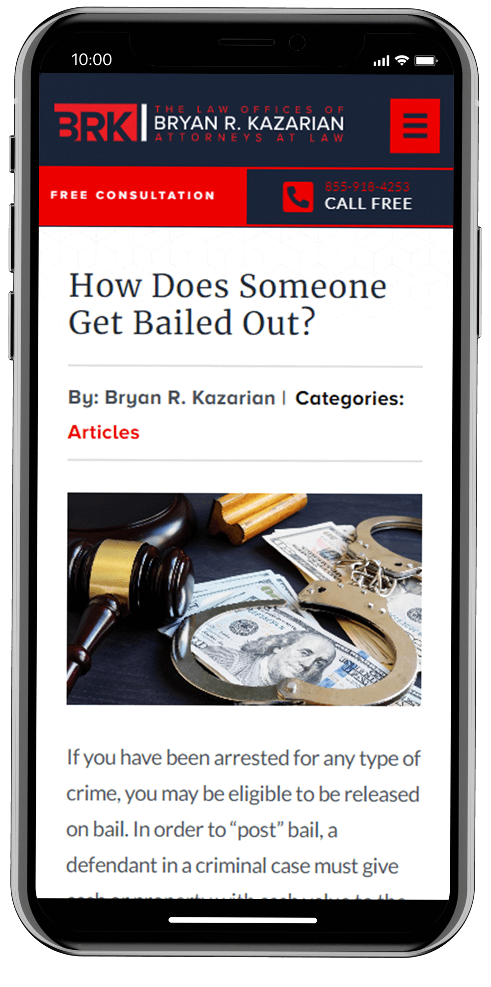 The Law Offices of Bryan R. Kazarian Downey, CA Office