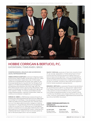 Hobbie Corrigan & Bertucio, PC Toms River, NJ Office
