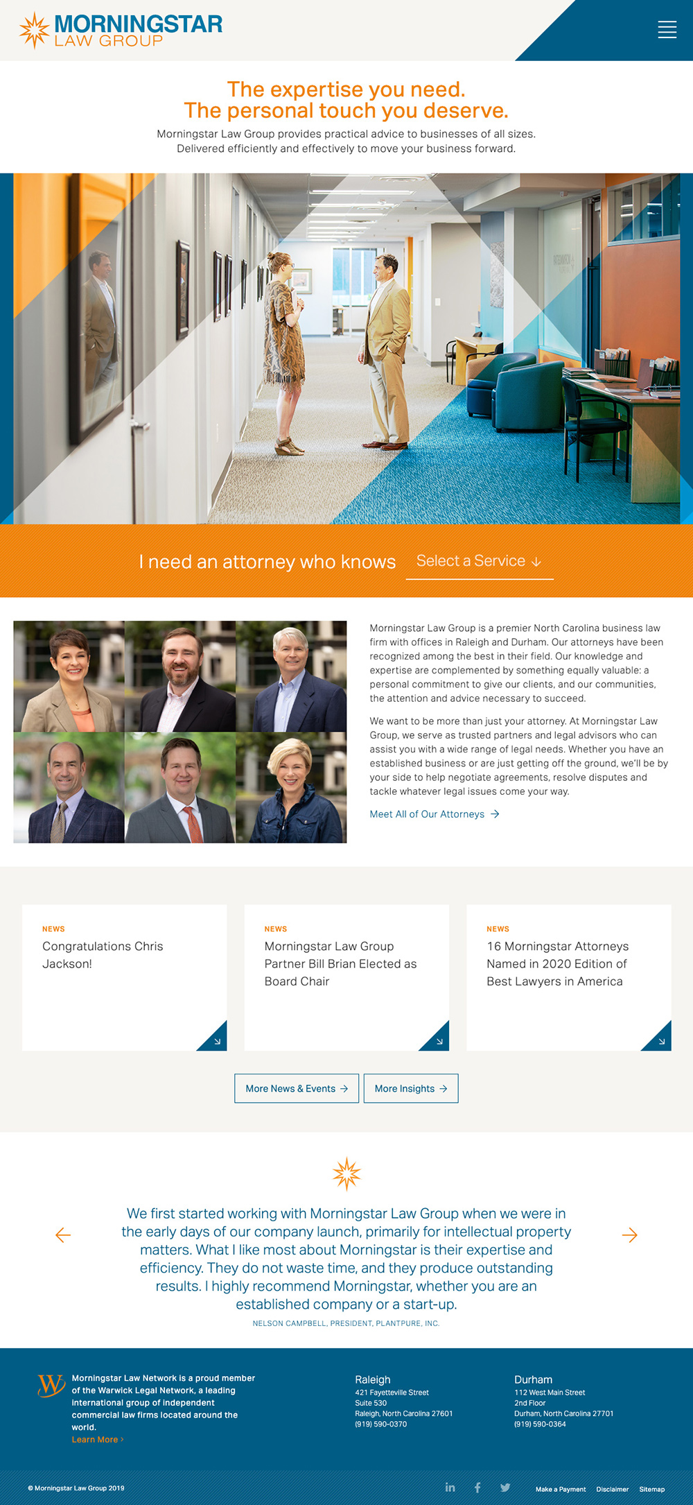 Morningstar Law Group Durham, NC Office