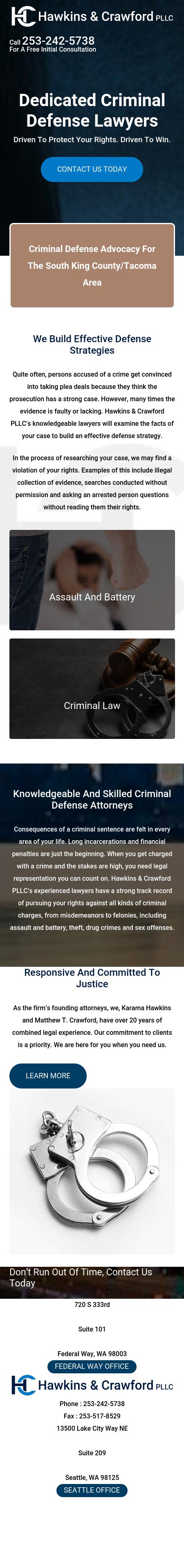 Hawkins & Crawford PLLC Federal Way,  Office