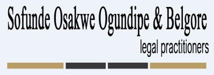 Sofunde Osakwe Ogundipe & Belgore Legal Practioners Lagos, Nigeria Office