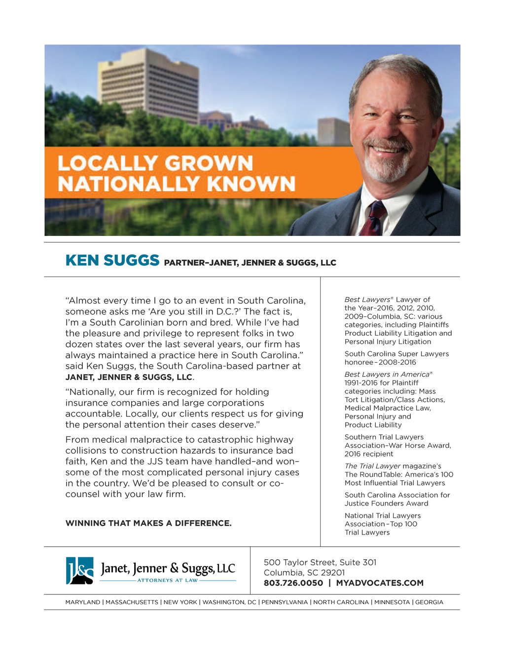 Janet, Janet & Suggs, LLC Columbia, SC Office