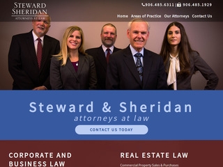 Steward & Sheridan Attorneys at Law Ishpeming, MI Office