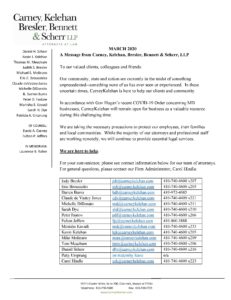 Carney, Kelehan, Bresler, Bennett & Scherr, LLP Rockville, MD Office