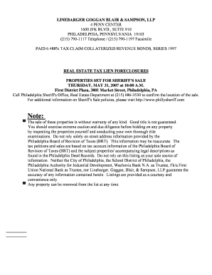 Linebarger Goggan Blair & Sampson LLP Philadelphia, PA Office