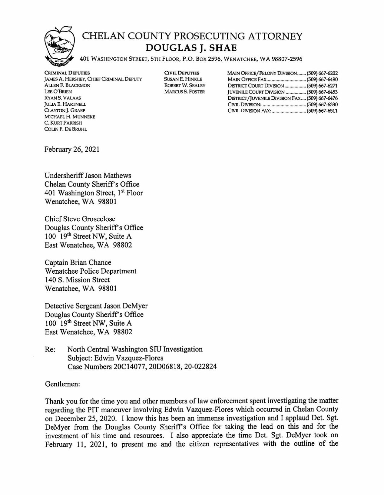 Lee Law Firm, Wenatchee, WA Office