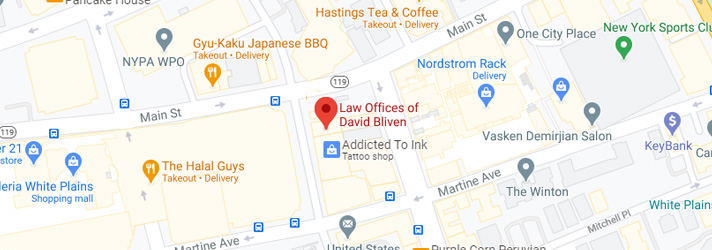 Law Offices of David Bliven White Plains, NY Office