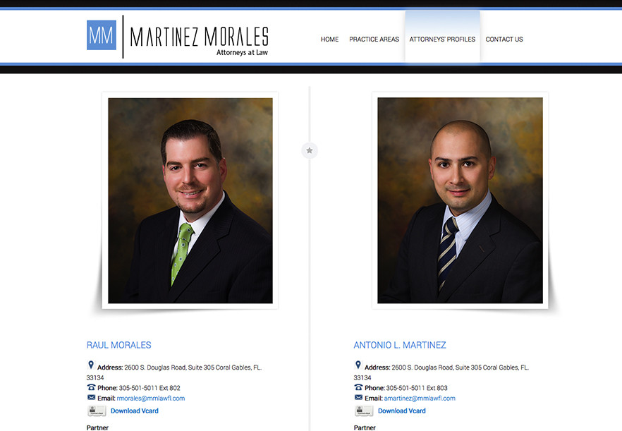 Martinez-Morales Attorneys Coral Gables, FL Office
