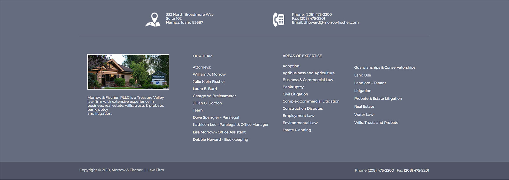 Morrow & Fischer, PLLC Nampa,  Office