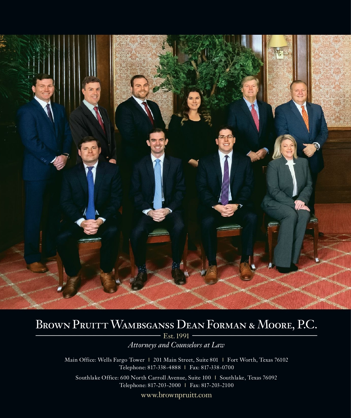 Brown Pruitt Wambsganss Dean Forman & Moore, P.C Southlake, TX Office