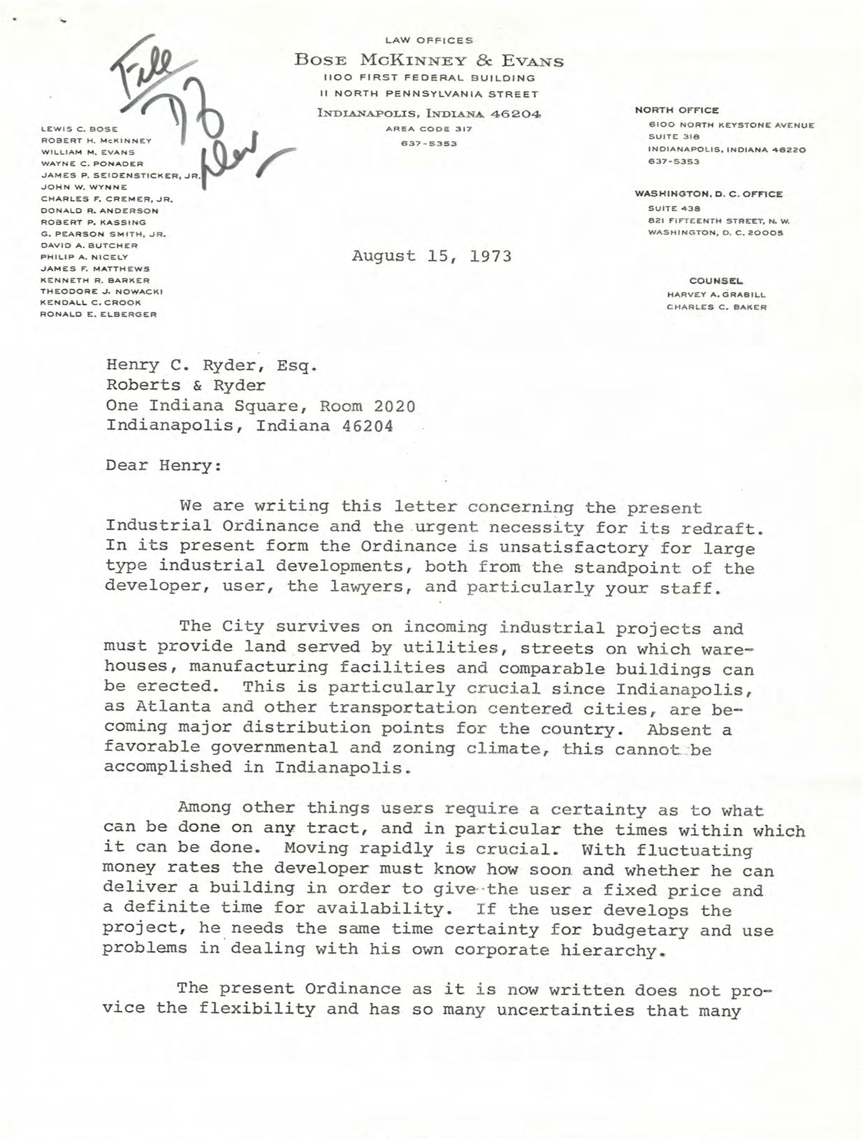 Cremer & Cremer Indianapolis, IN Office