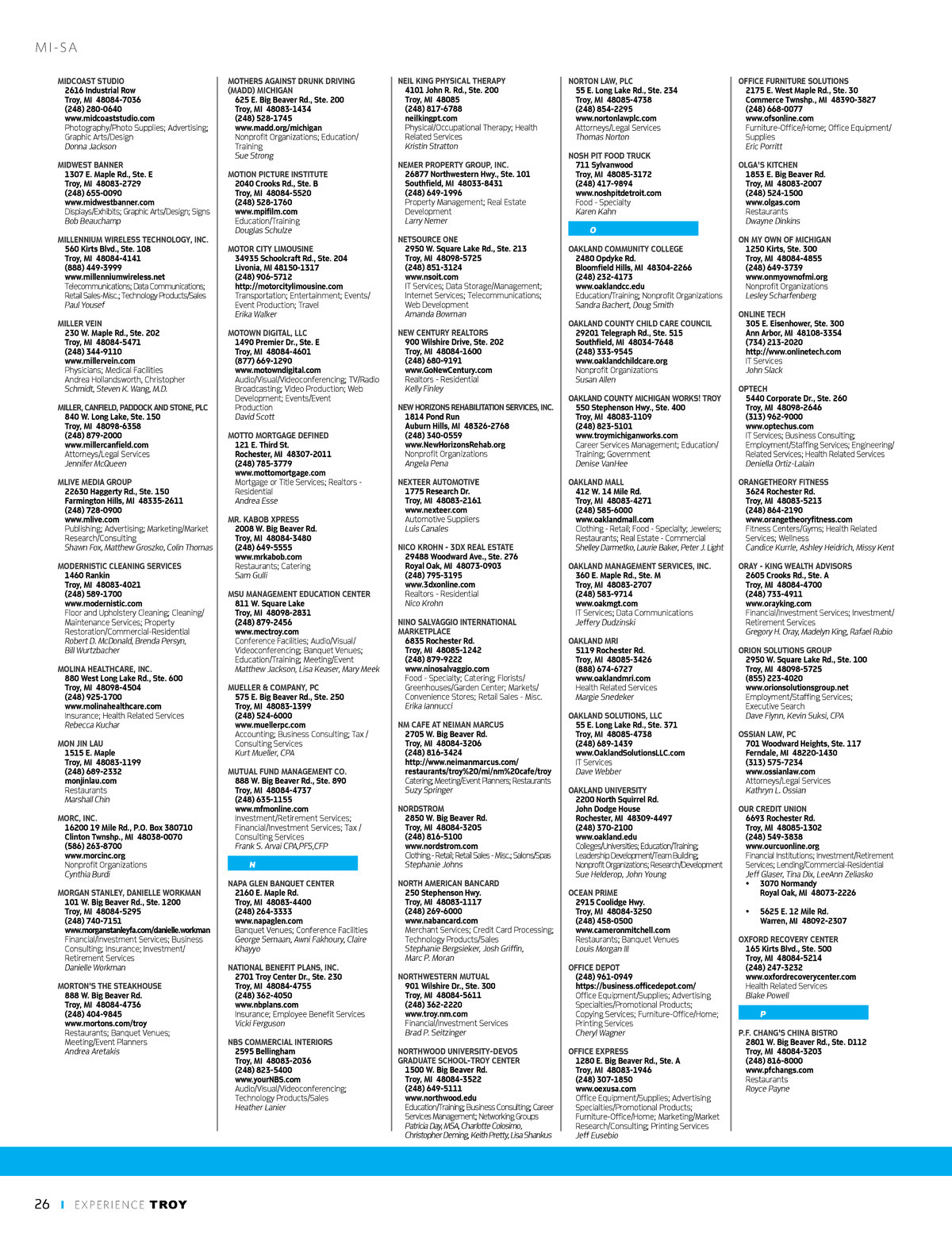 Miller, Canfield, Paddock and Stone, P.L.C Troy, MI Office