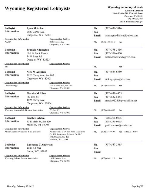 Hathaway & Kunz, P.C Lander, WY Office