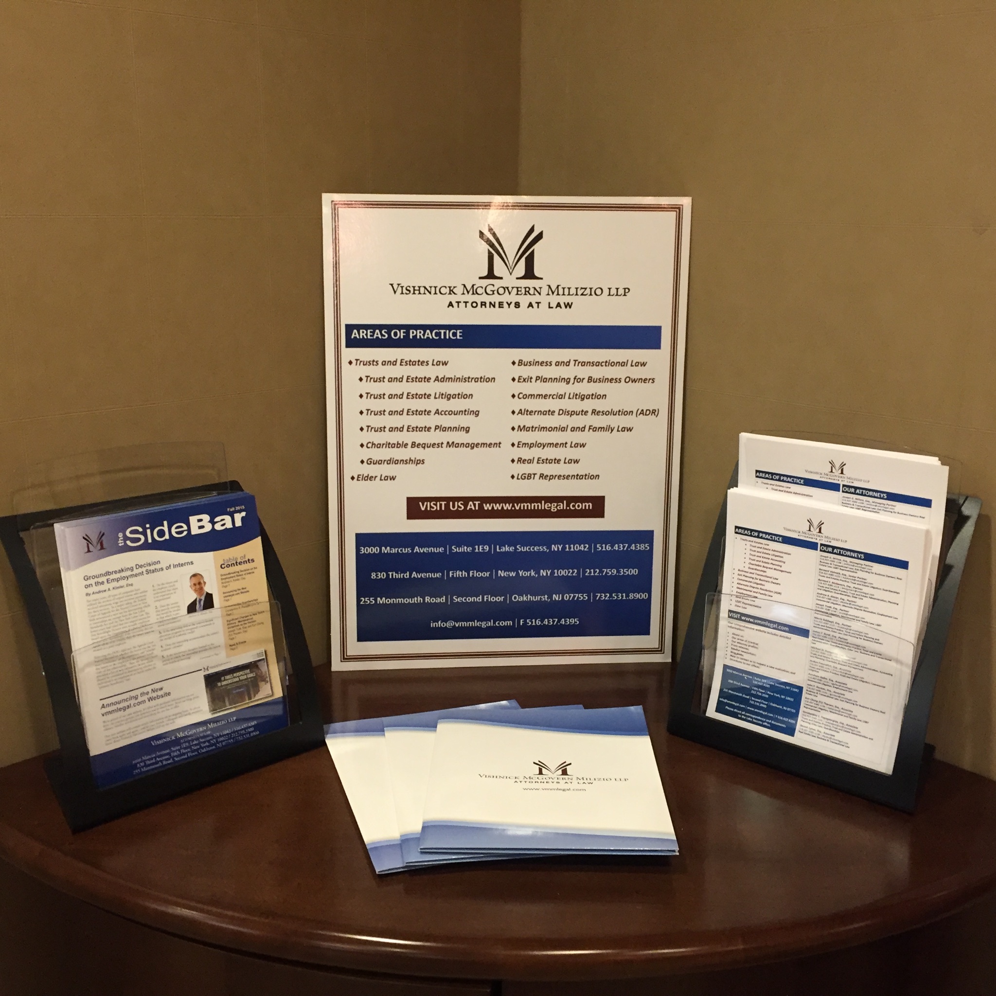 Vishnick McGovern Milizio LLP Oakhurst, NJ Office