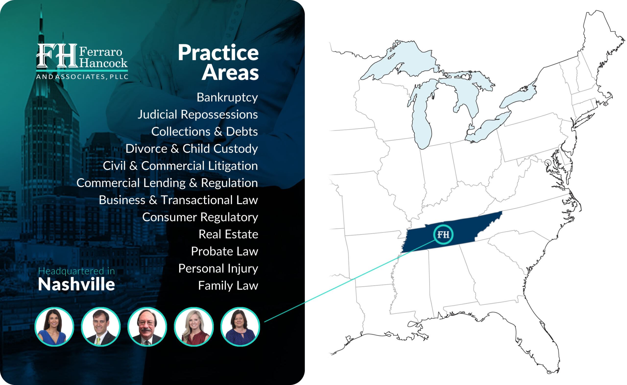 FERRARO HANCOCK AND ASSOCIATES, PLLC Nashville,  Office