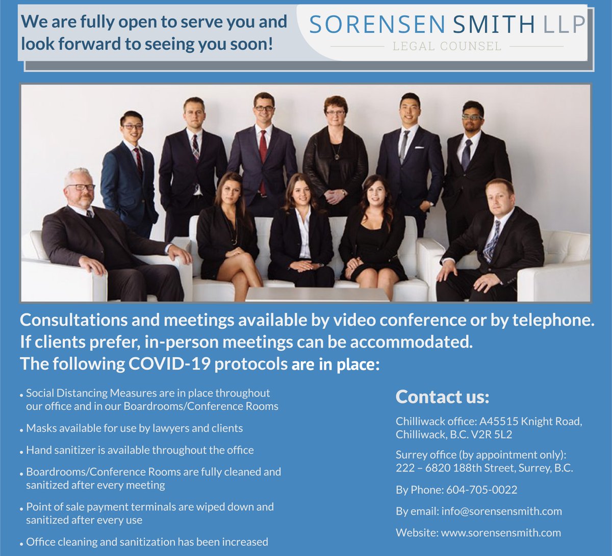 Sorensen Smith LLP Chilliwack, Canada Office
