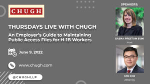 Chugh LLP Affiliate Network Iselin, NJ Office