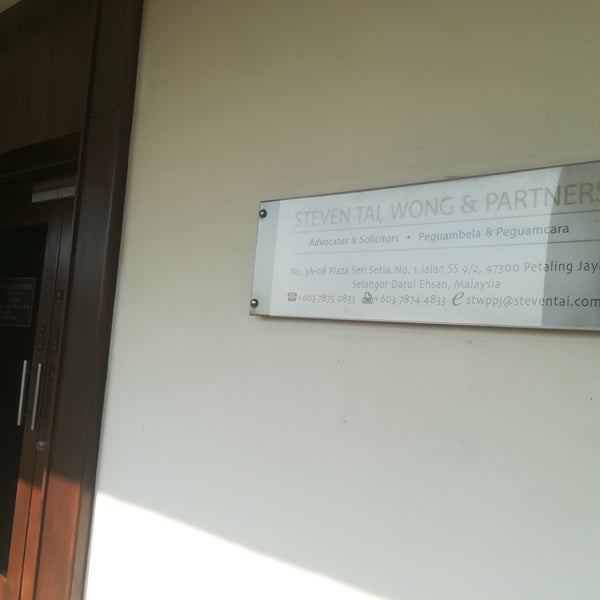 Steven Tai, Wong & Partners Petaling Jaya, Malaysia Office