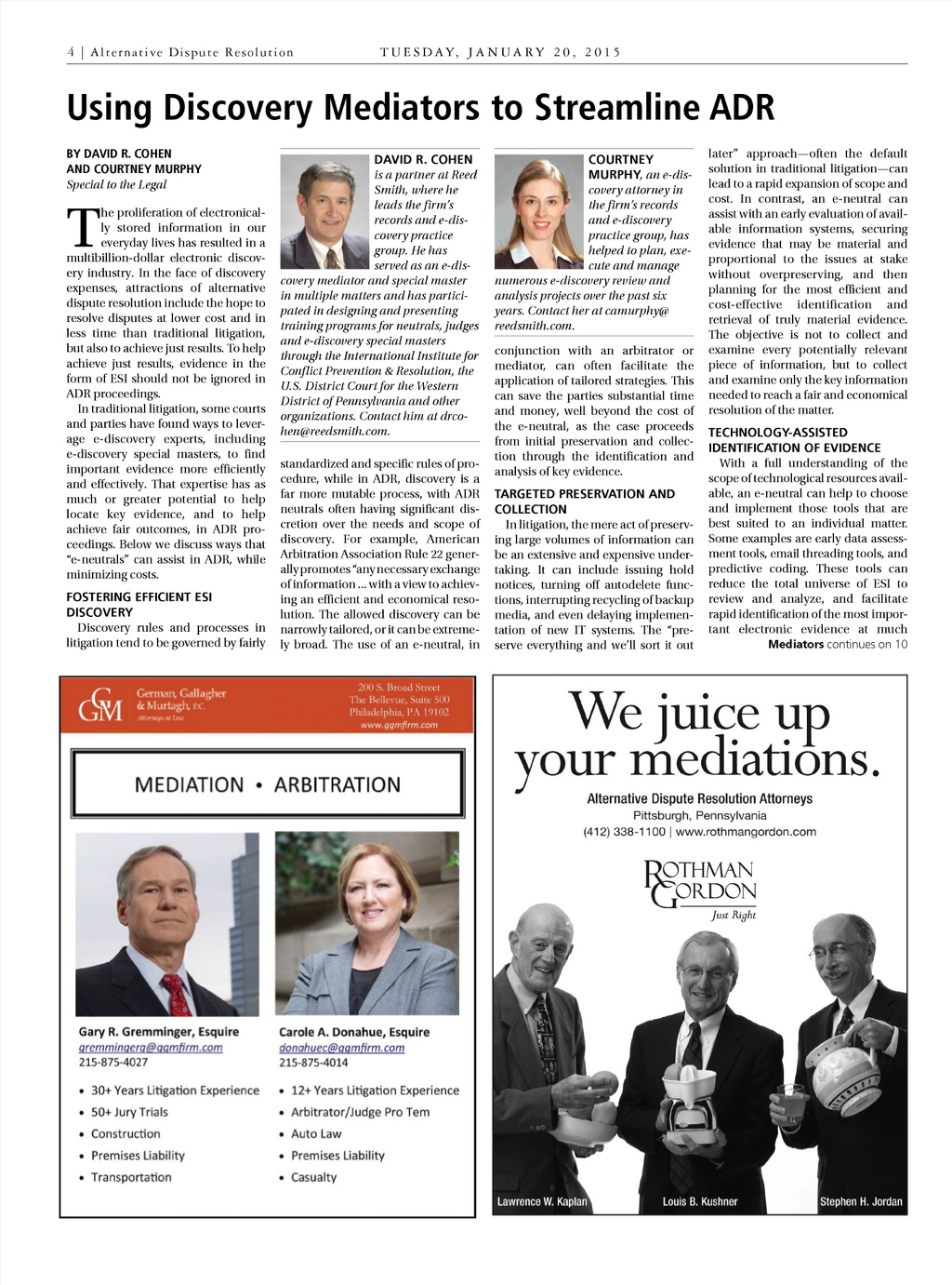 German, Gallagher & Murtagh Philadelphia, PA Office