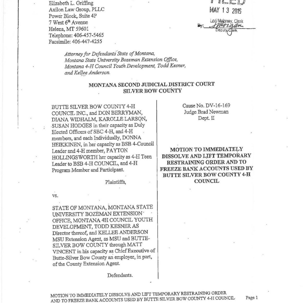 Axilon Law Group, PLLC Helena, MT Office