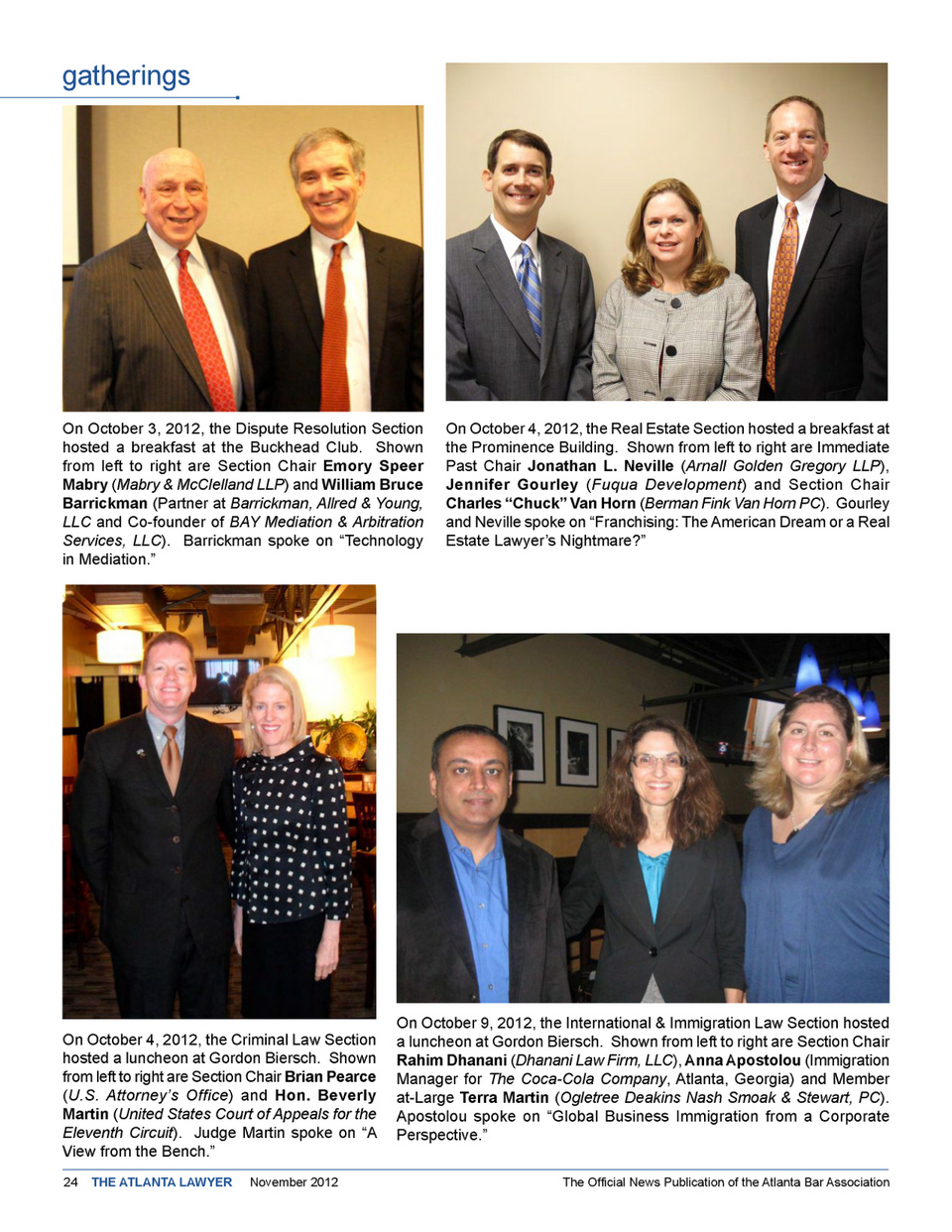 Berman Fink Van Horn PC Atlanta, GA Office