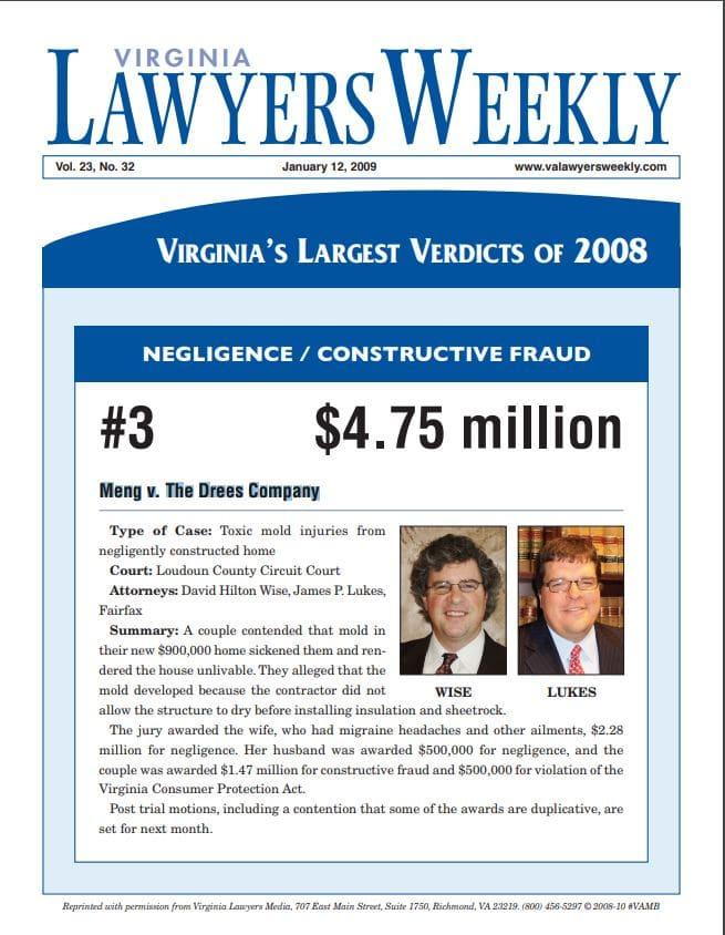 Reese Law Office Fairfax, VA Office