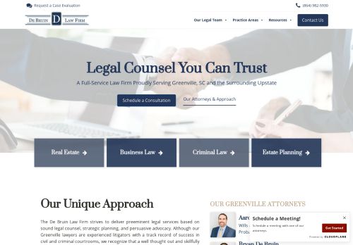 De Bruin Law Firm, LLC Greenville,  Office