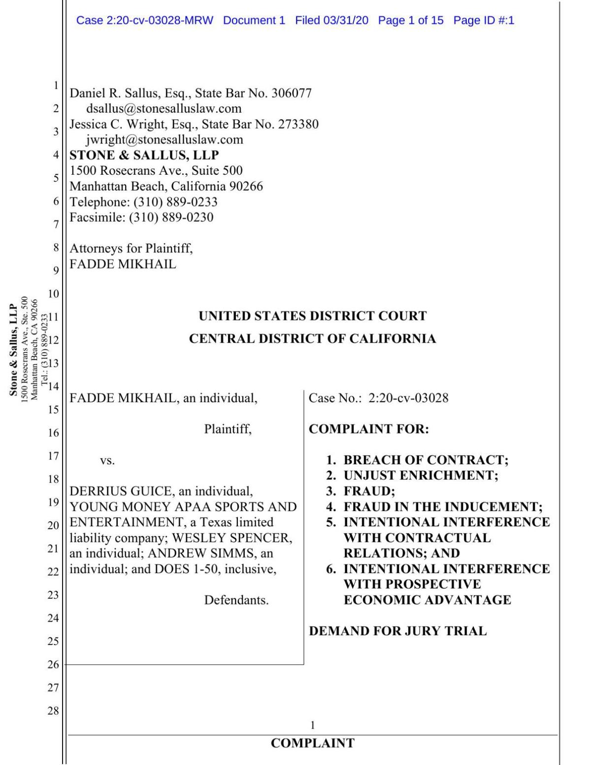 Stone & Sallus, LLP Manhattan Beach,  Office