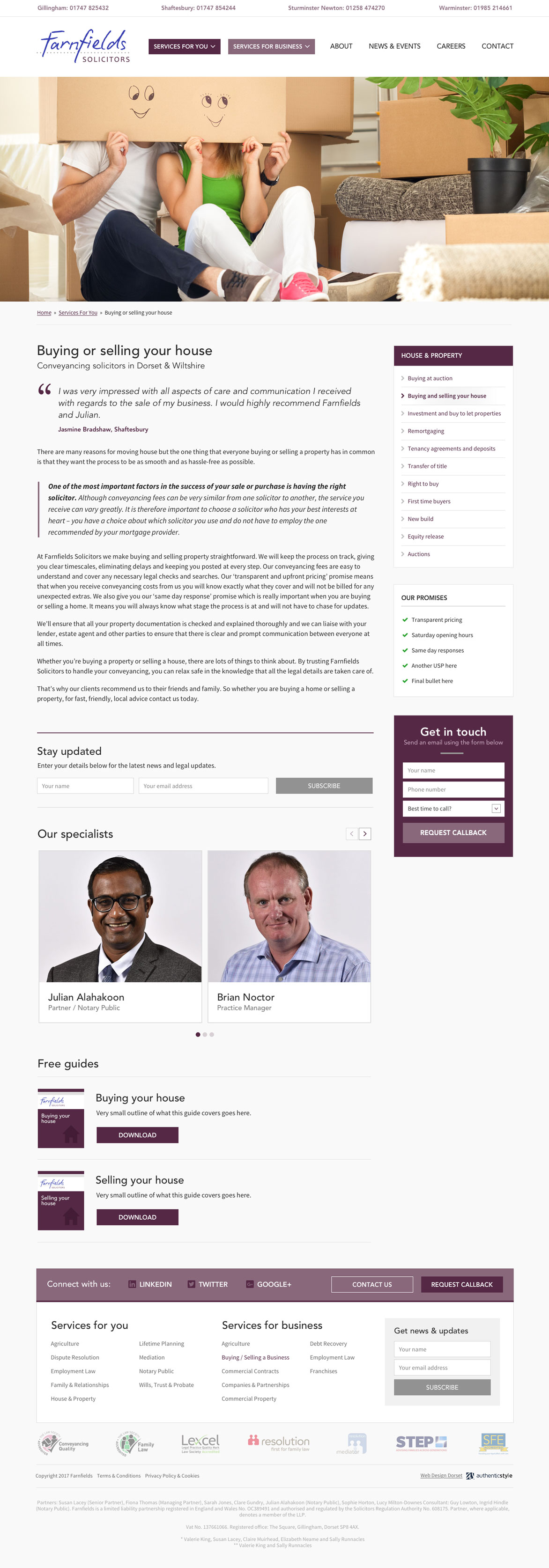 Farnfields Solicitors Shaftesbury, United Kingdom Office