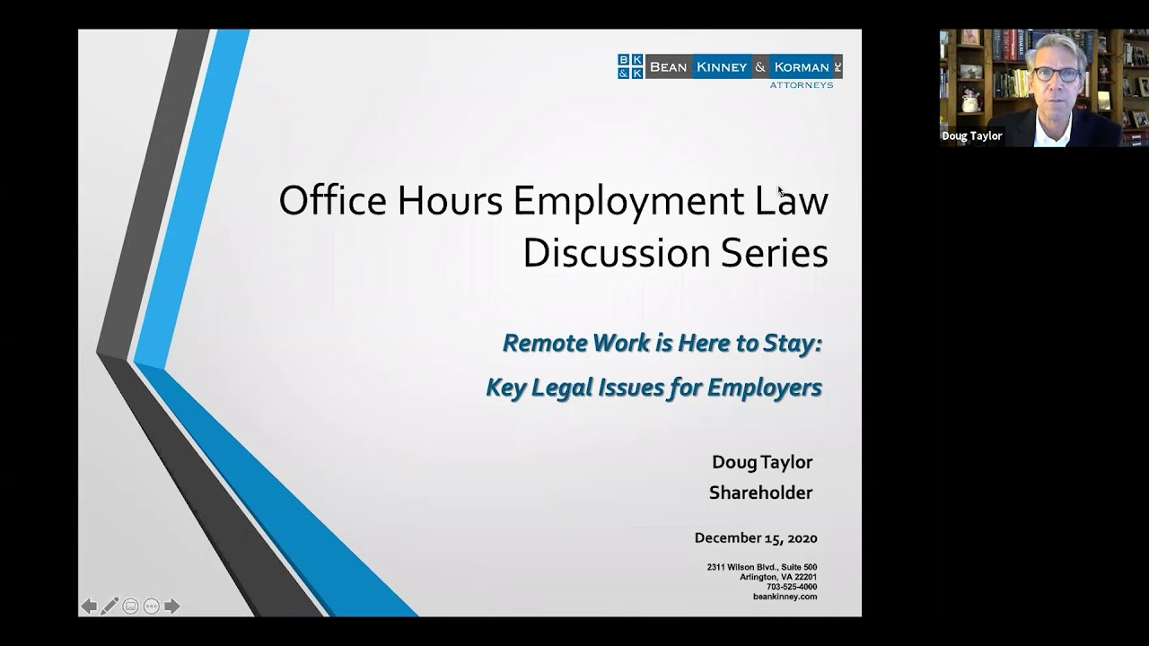 Bean Kinney & Korman PC Arlington, VA Office