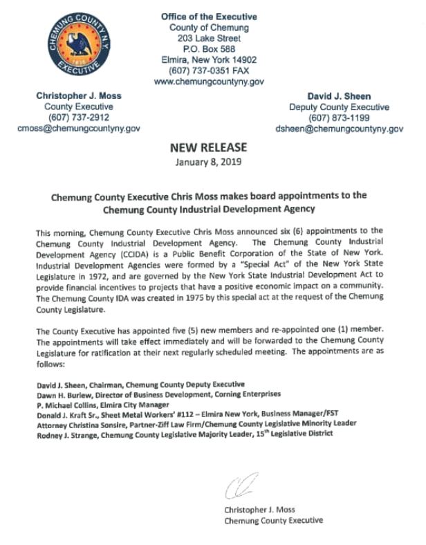 Ziff Law Firm Elmira, NY Office